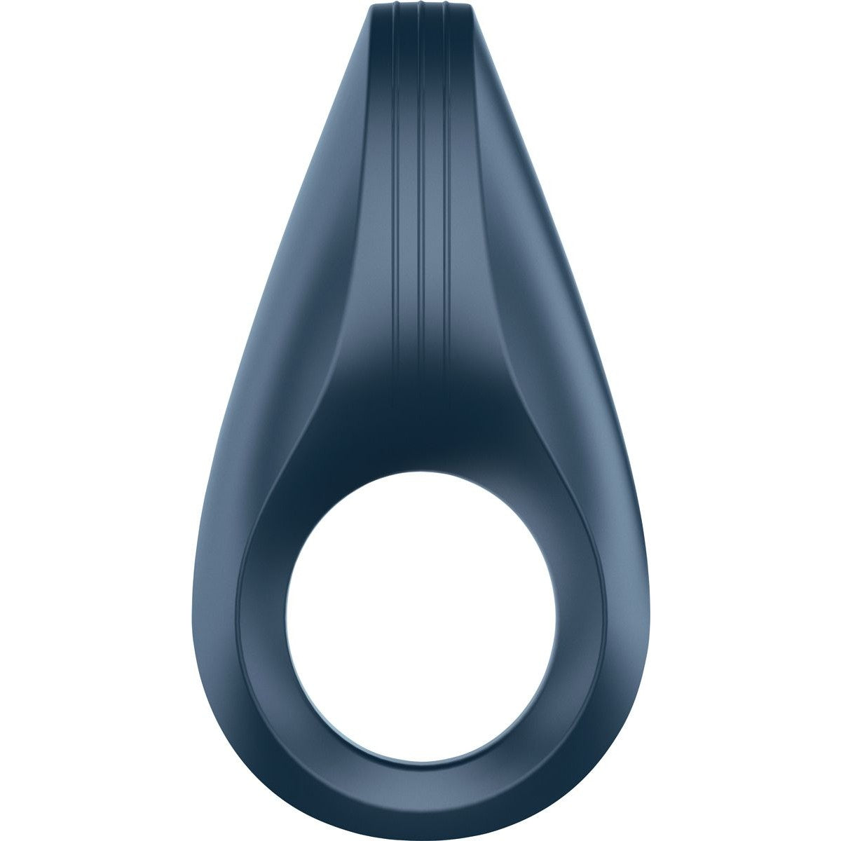 Satisfyer Rings Narrow Vibrating Silicone Cock Ring in Blue