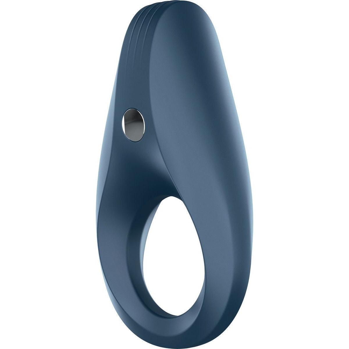 Satisfyer Rings Narrow Vibrating Silicone Cock Ring in Blue
