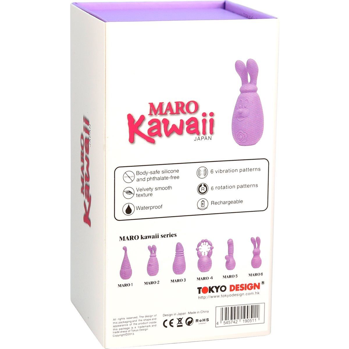 Maro Kawaii Rabbit Vibrator in Purple - Red Mansion