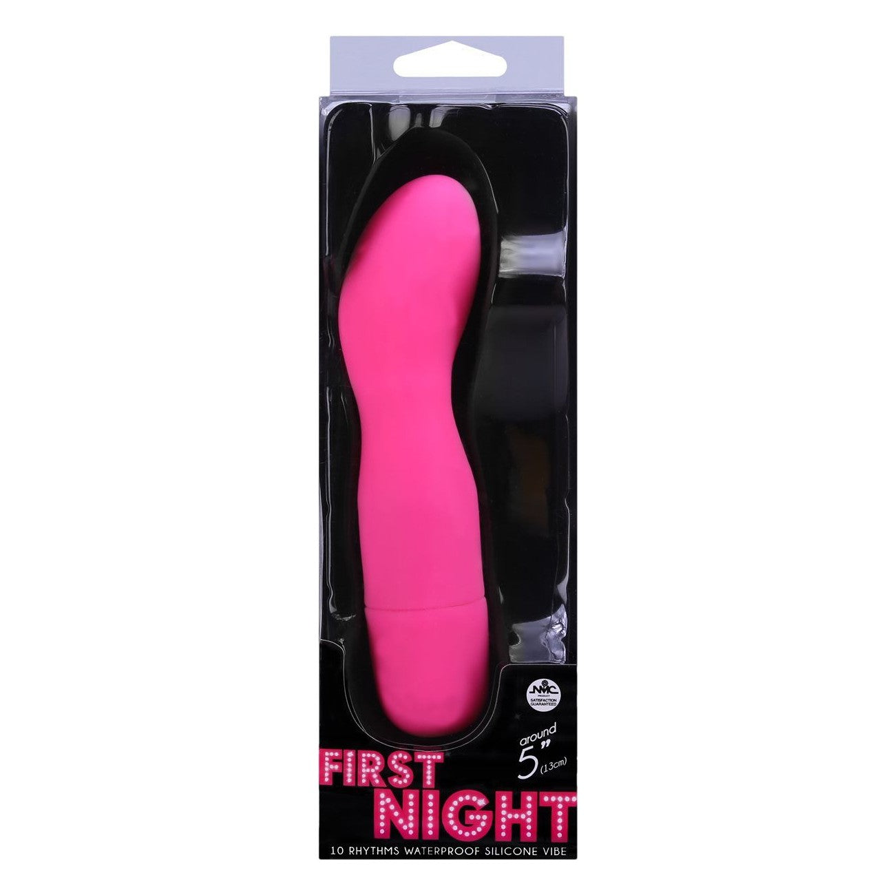 First Night Smooth G-Spot Vibrator 5" in Pink