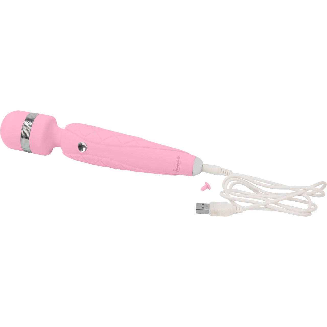 Pillow Talk Cheeky Vibrating Massage Wand in Pink - Red Mansion