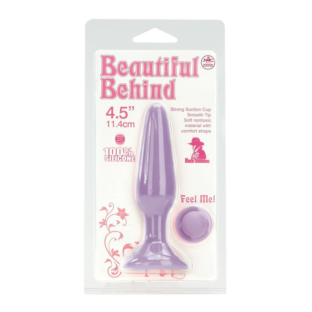 Beautiful Behind Butt Plug 4.5" in Purple