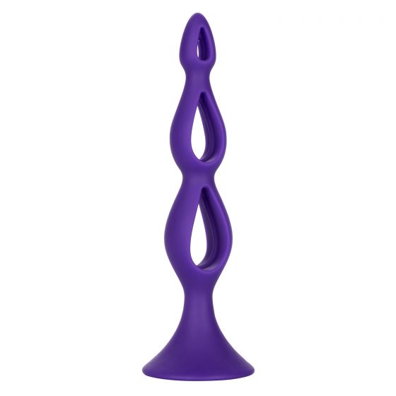 Booty Call Silicone Triple Probe in Purple - Red Mansion