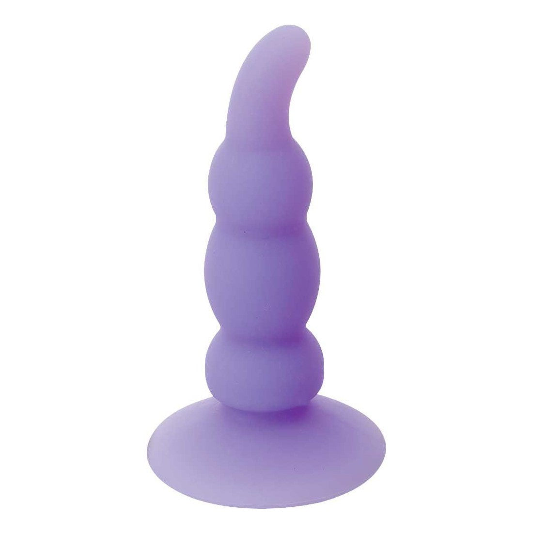 Stumpy Thumpers Triple Hump Silicone Butt Plug 4" in Purple