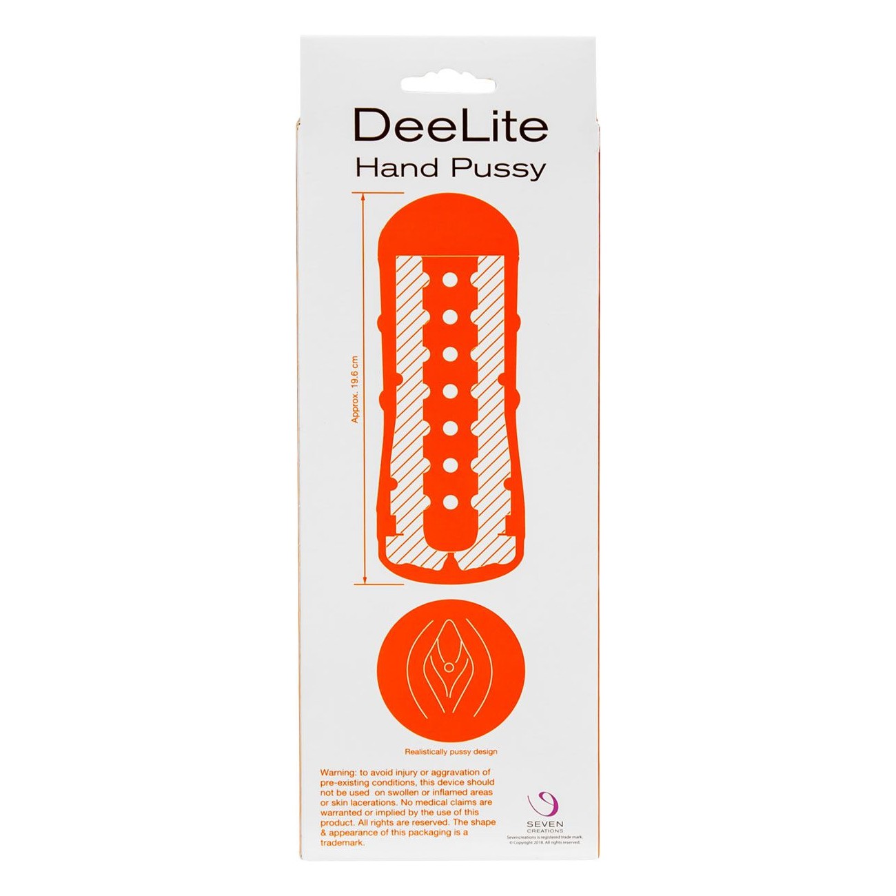 Deelite Hand Pussy Maturbator in Ivory