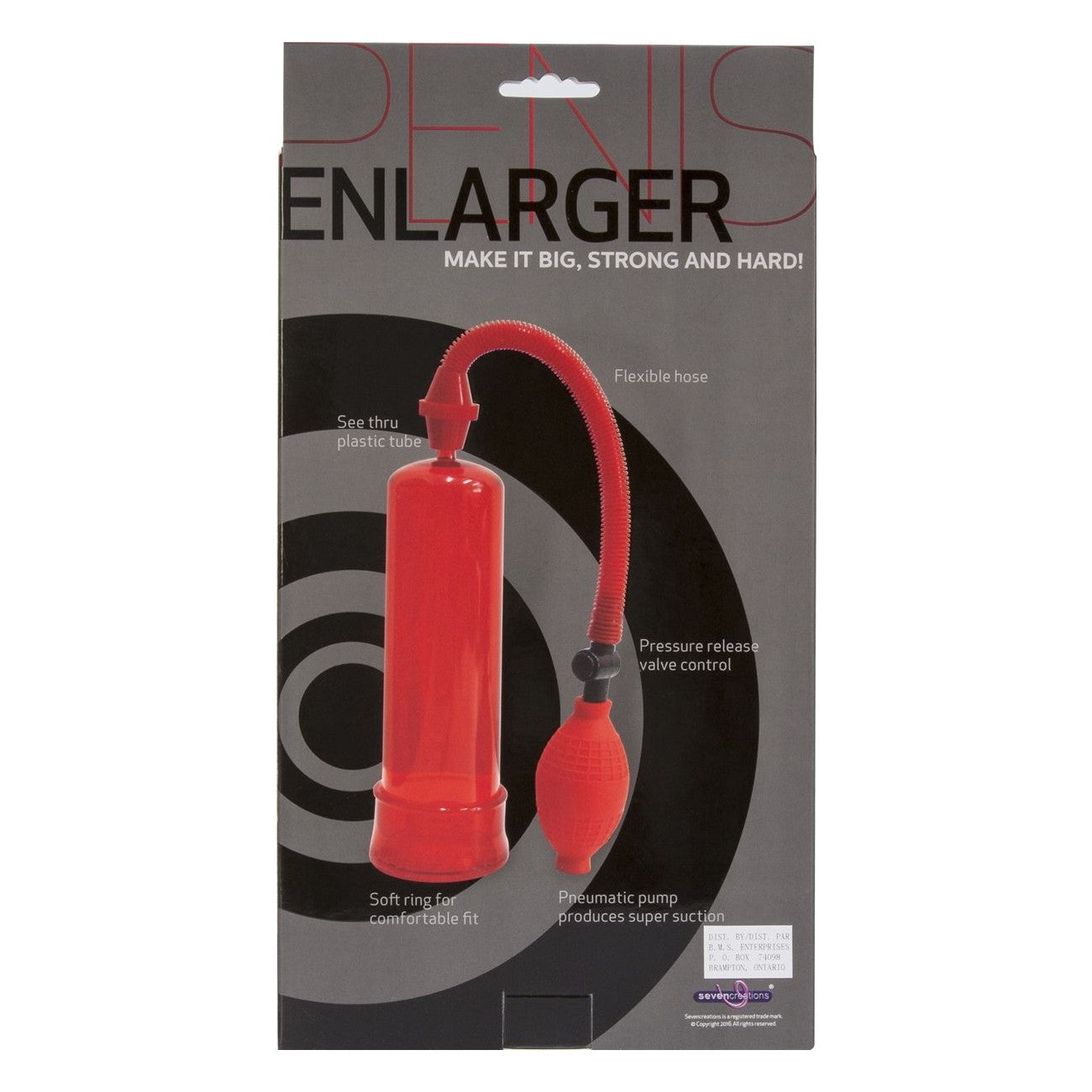 Penis Enlarger Pump in Smoke Gray