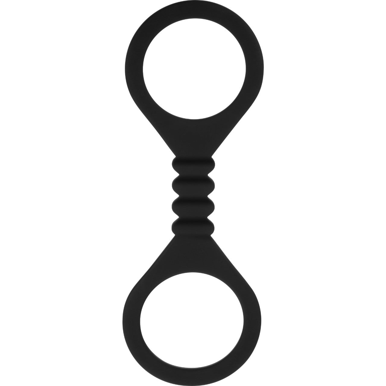 Kinx Bound to Please Blindfold, Wrist & Ankle Cuffs in Black - Red Mansion