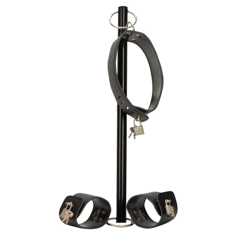 Behind Back BDSM Neck & Wrist Bar Restraints