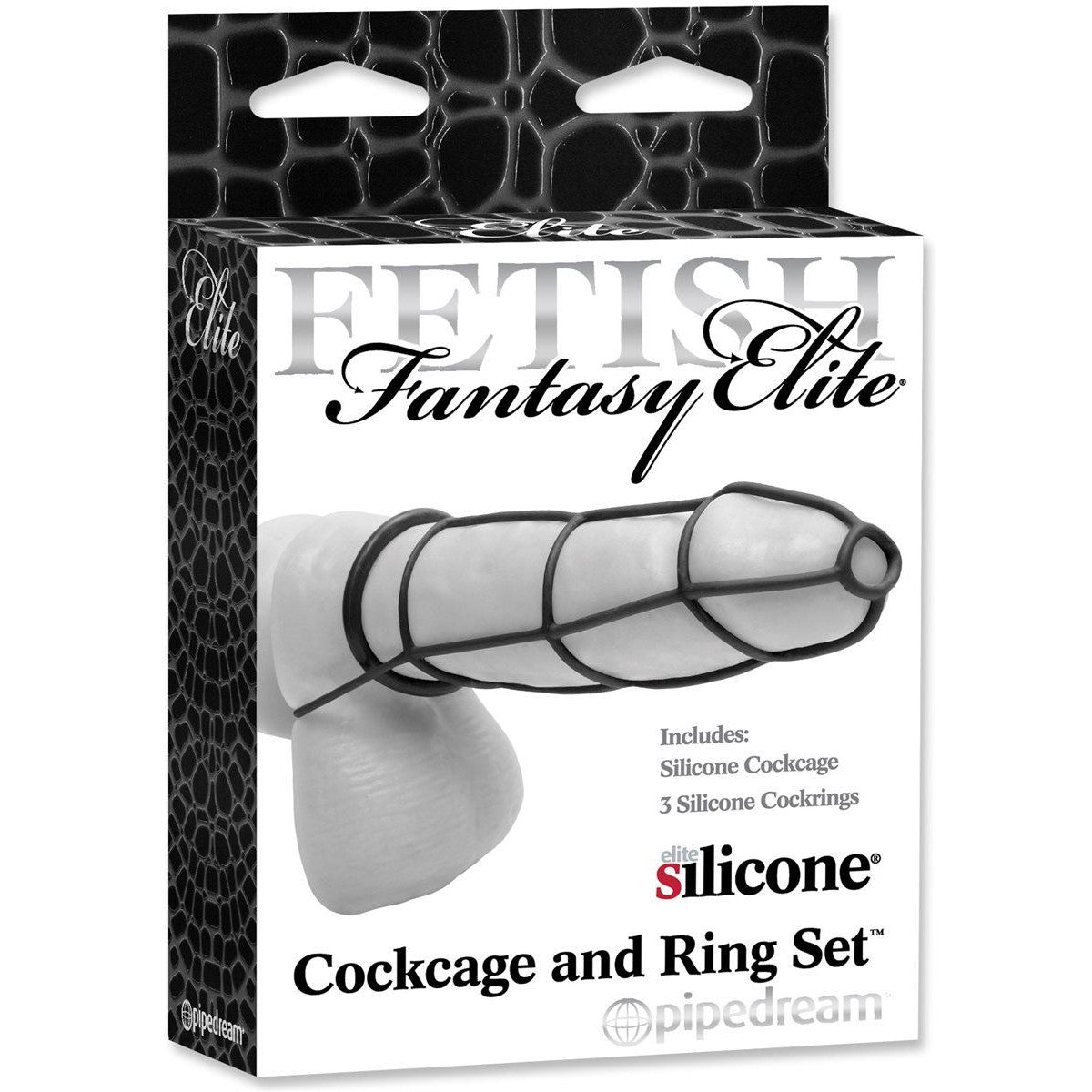 Fetish Fantasy Elite Cockcage and Ring Set