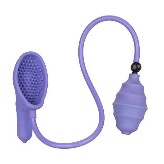 Intimate Silicone Pro Vibrating Pump in Lavender - Red Mansion