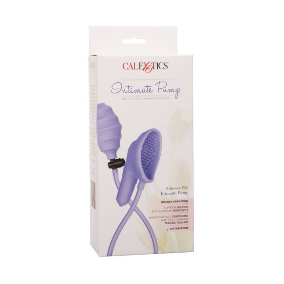 Intimate Silicone Pro Vibrating Pump in Lavender - Red Mansion