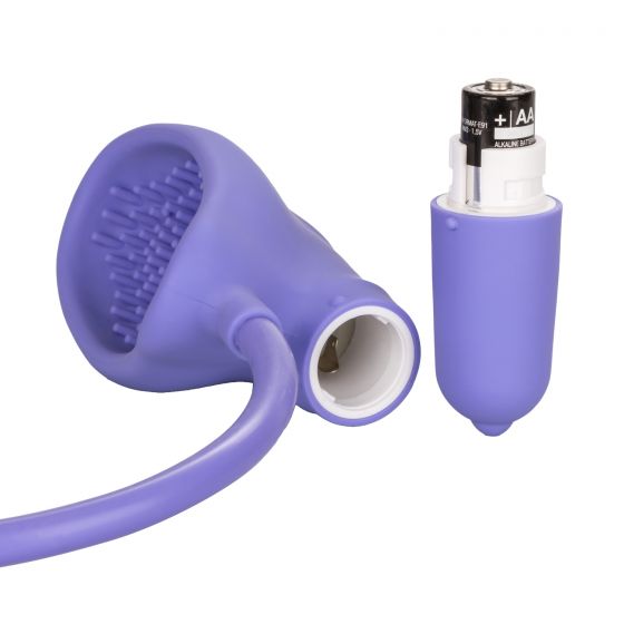 Intimate Silicone Pro Vibrating Pump in Lavender - Red Mansion
