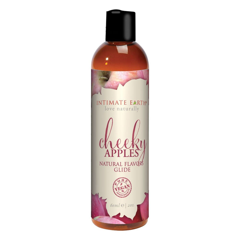 Natural Flavors Glide Lube 2 oz in Cheeky Apples