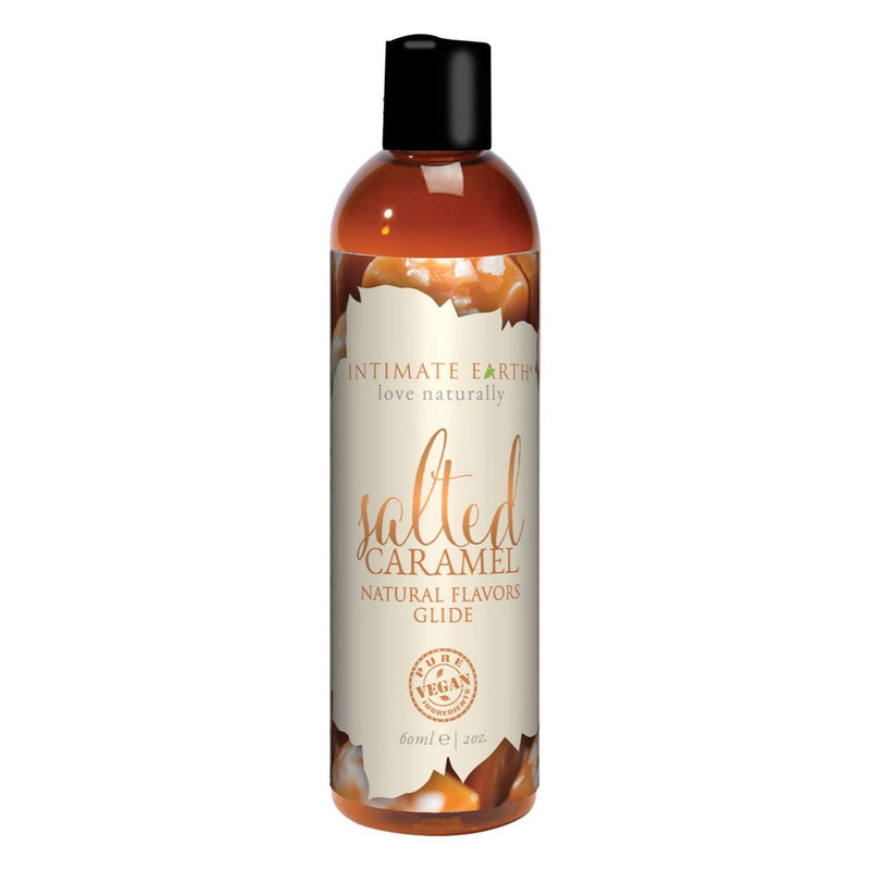 Natural Flavors Glide Lube 2 oz in Salted Caramel