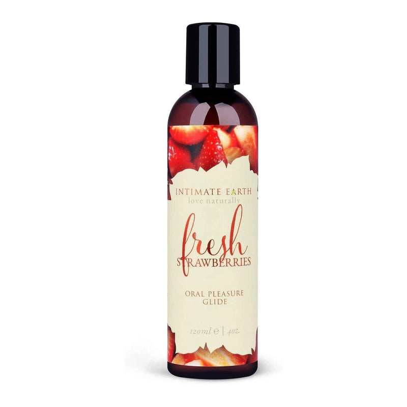 Natural Flavors Glide Lube 4 oz in Fresh Strawberries