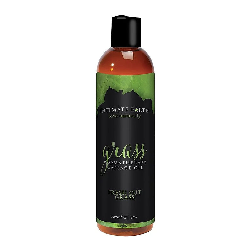 Aromatherapy Grass Massage Oil 4 oz in Fresh Cut Grass