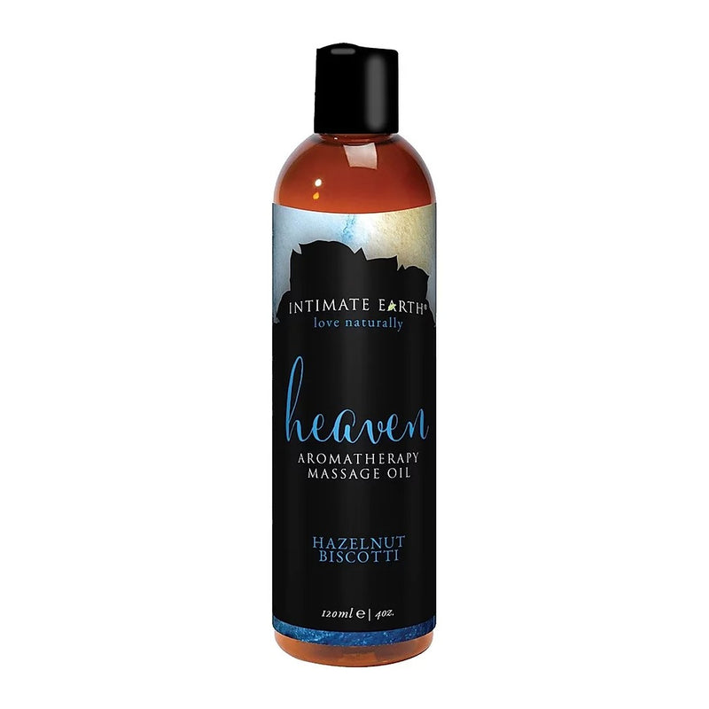 Aromatherapy Heaven Massage Oil 4 oz in Hazelnut Biscottii