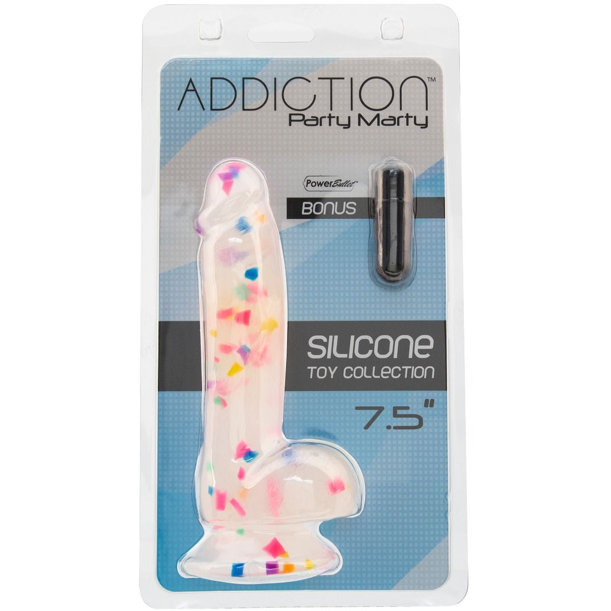 Addiction Party Marty 7.5" Silicone Dildo