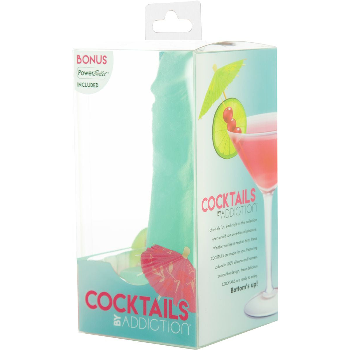 Cocktails by Addiction 5.5" Dildo in Mint Mojito