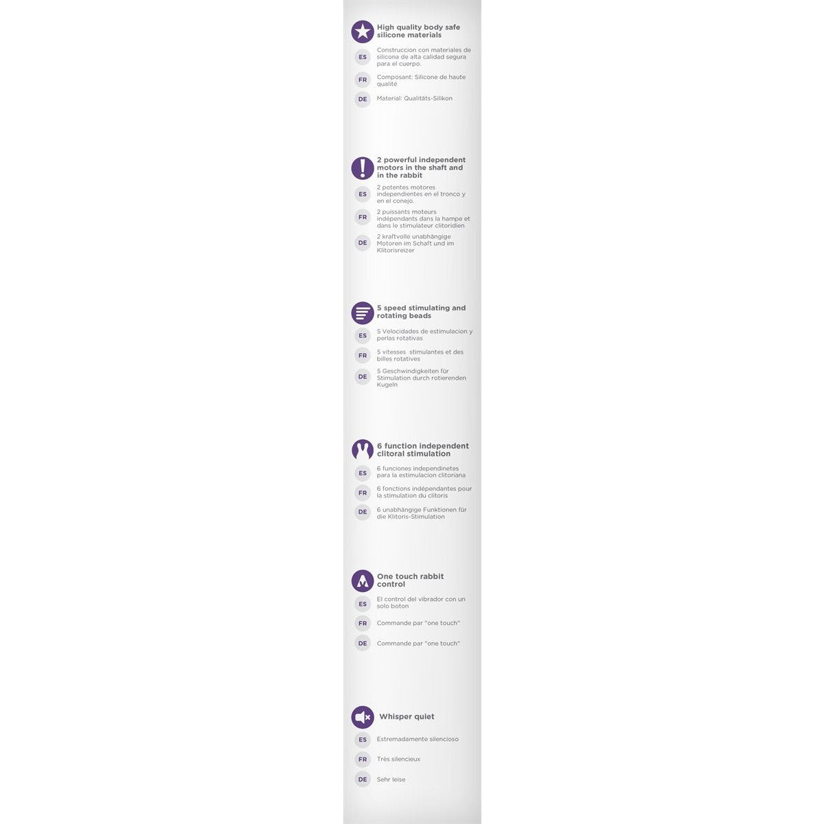 The Beaded Rabbit Vibrator in Purple - Red Mansion