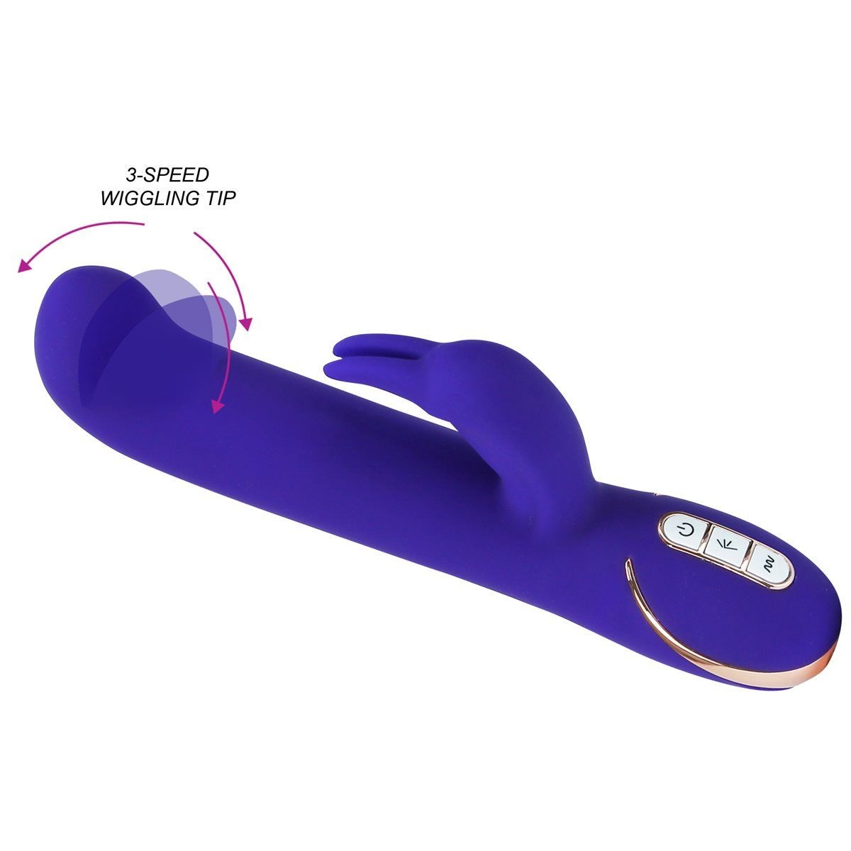 Vibe Couture Rabbit Gesture Vibrator in Purple - Red Mansion