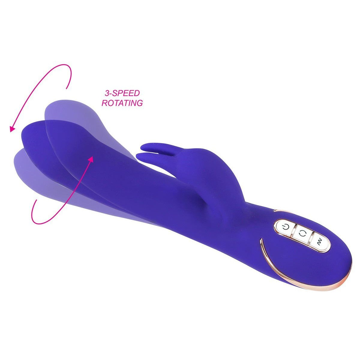 Vibe Couture Rabbit Esquire Vibrator in Purple - Red Mansion