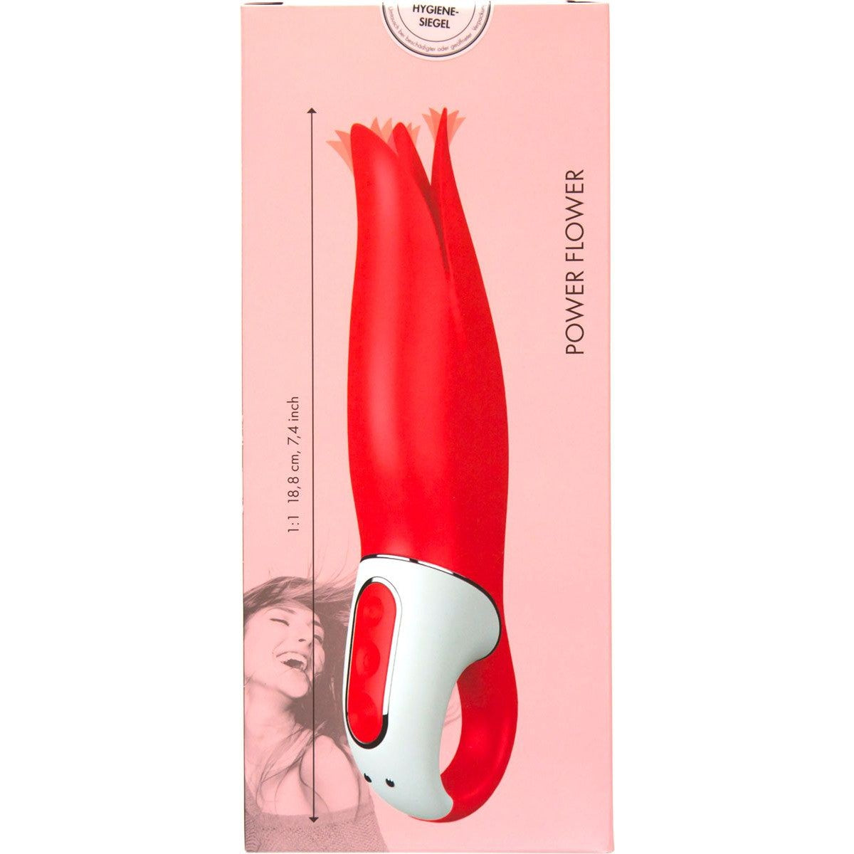 Satisfyer Vibes Power Flower Vibrator in Red