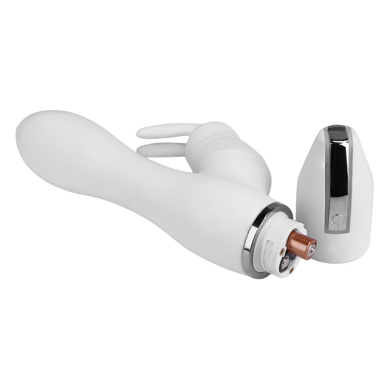 Crazy Performer Smooth Rabbit Vibrator 7" in White