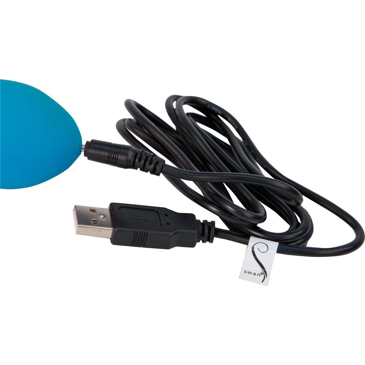 Swan Kiss Squeeze Control Clitoral Vibrator in Teal