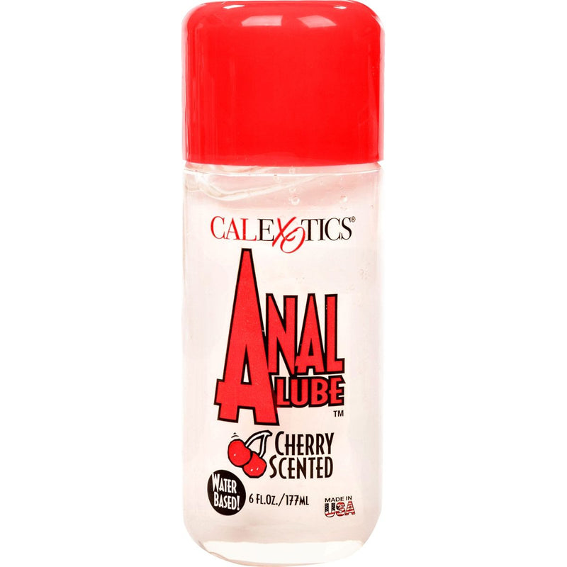 Anal Lube Cherry Water-Based Lubricant in 6 oz