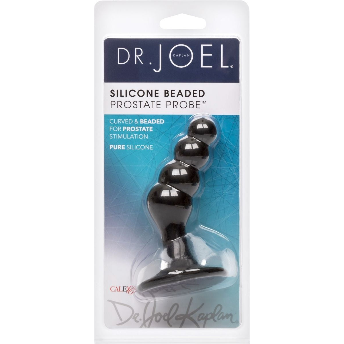 Dr. Joel Silicone Beaded Prostate Probe in Black