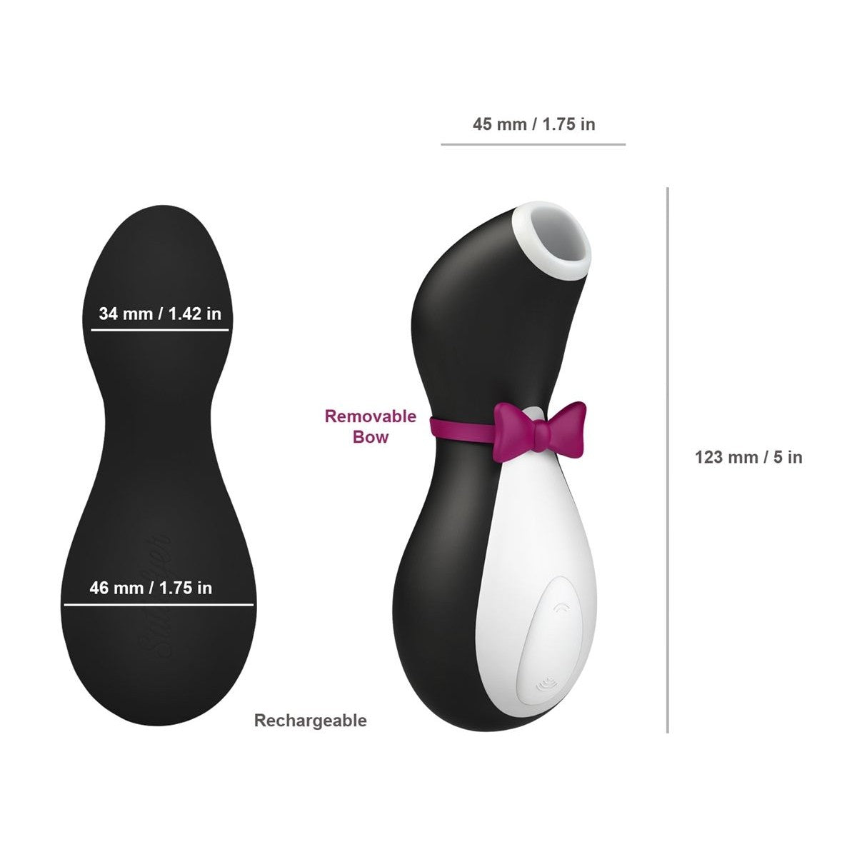 Satisfyer Pro Penguin Next Generation Clitoral Stimulator in Tuxedo