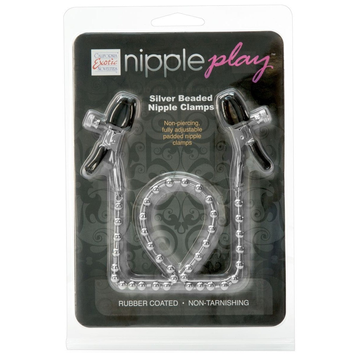 Nipple Play Silver Beaded Nipple Clamps