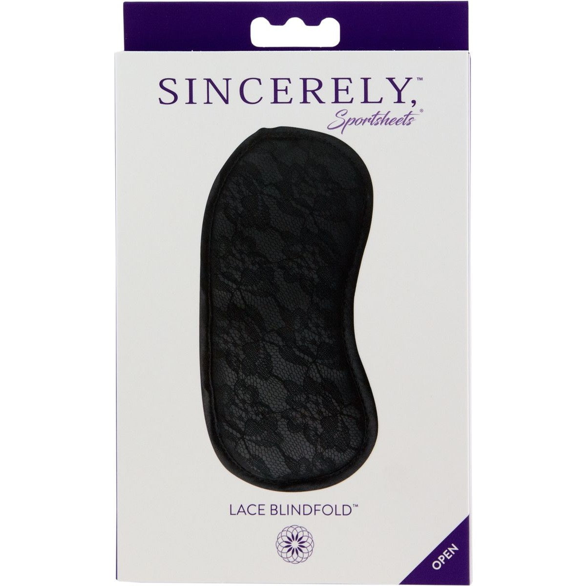 Sincerely Lace Blindfold in Black - Red Mansion