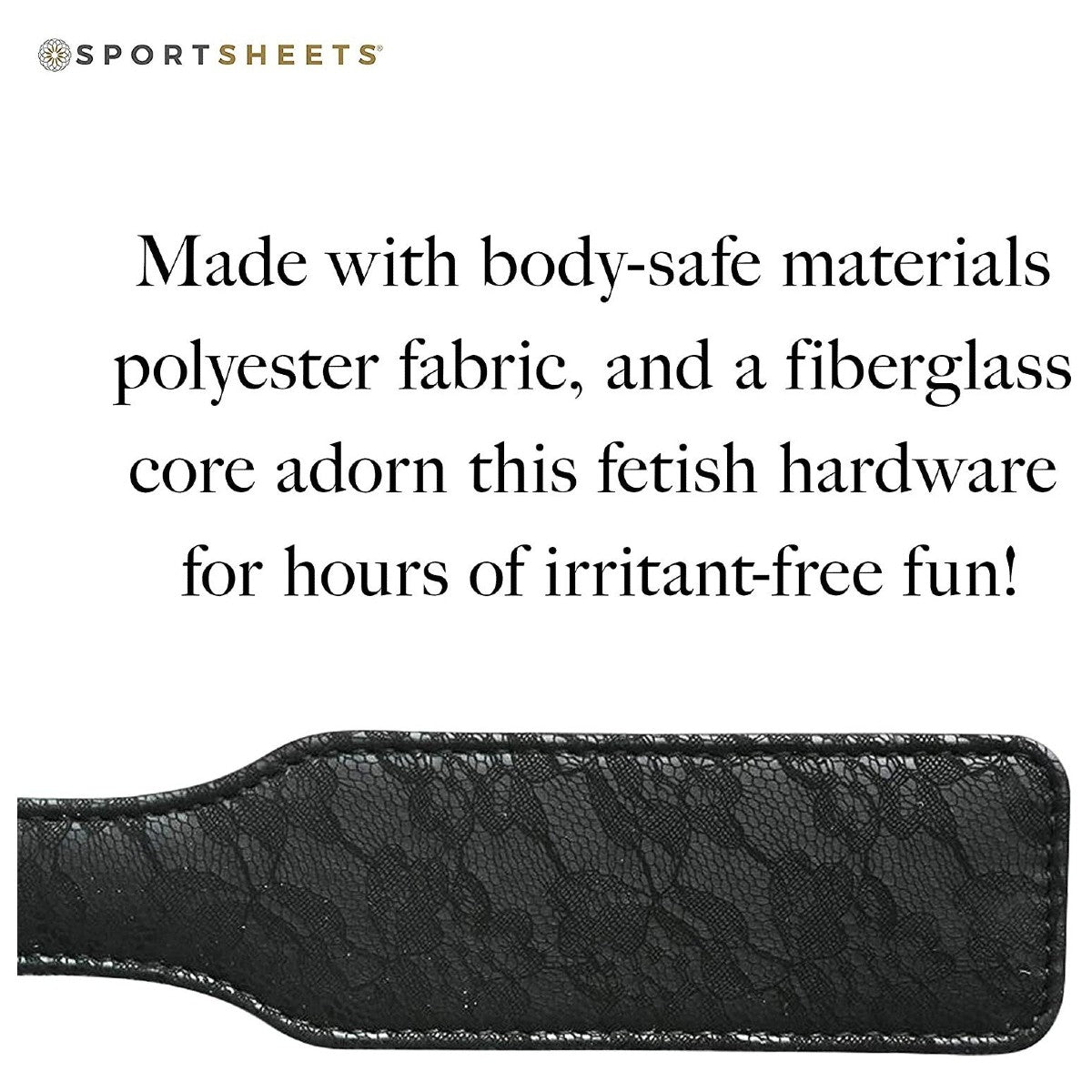 Sincerely Lace Paddle in Black