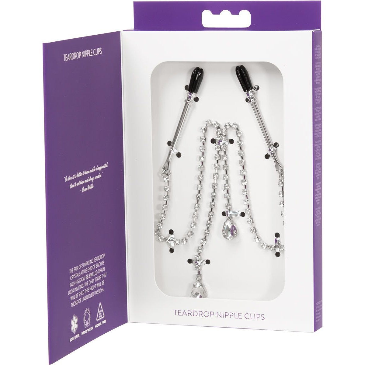 Sincerely Tear Drop Nipple Clamps - Red Mansion