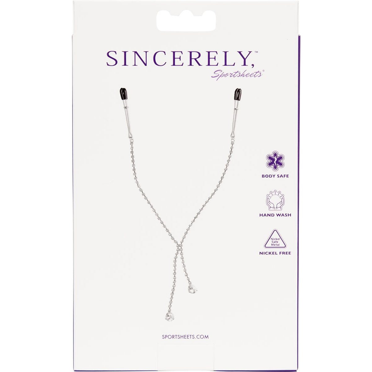 Sincerely Tear Drop Nipple Clamps - Red Mansion