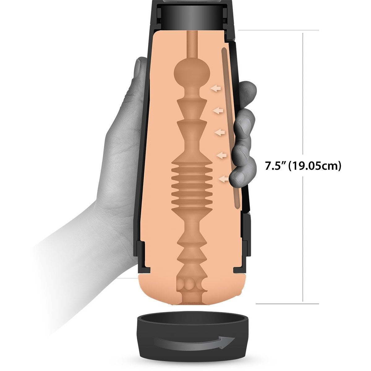 Main Squeeze Vicky Vette Ultraskyn Stroker in Ivory