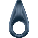 Satisfyer Rings Narrow Vibrating Silicone Cock Ring in Blue
