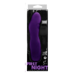 First Night Ripple G-Spot Vibrator 5" in Purple