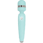 Pillow Talk Cheeky Vibrating Massage Wand in Teal - Red Mansion