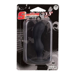 Smiling Silicone Prostate Butt Plug 3.5" in Black