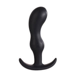 Smiling Silicone Prostate Butt Plug 4.5" in Black