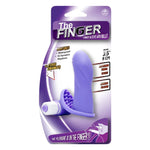 The Finger Vibrating Dildo Sleeve 3.5" in Purple