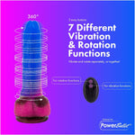 BMS PL Vibrating & Rotating Cosmic Dildo 7" with Remote