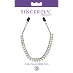 Sincerely Pearl Chain Nipple Clamps